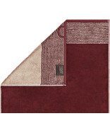Cawö burgundy handdoekenlijn Two-Tone 590, bordeaux (23)