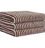 Cawö burgundy handdoekenlijn Two-Tone Stripes 480 bordeaux (23)