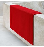 De Witte Lietaer Excellence rode badmat scarlett red,  in 3 maten