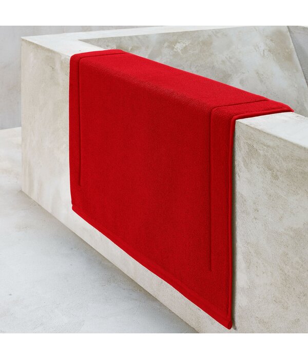 De Witte Lietaer Excellence rode badmat scarlett red,  in 3 maten