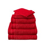 De Witte Lietaer rode handdoekenlijn Excellence scarlett red