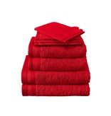 De Witte Lietaer rode handdoekenlijn Excellence scarlett red