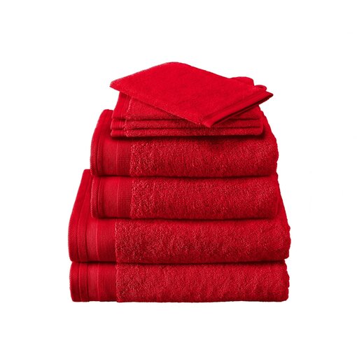 De Witte Lietaer rode handdoekenlijn Excellence scarlett red, vanaf
