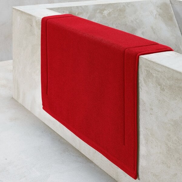 rode badmat Excellence scarlett red,  in 3 maten, vanaf