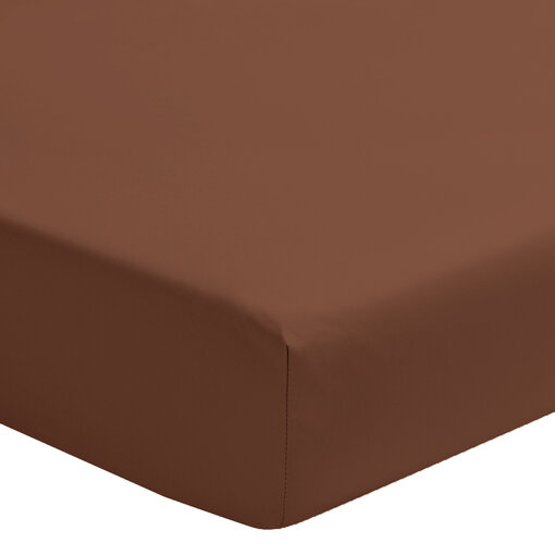 Essix hoeslaken 200TC espresso, matras tot 40 cm hoog, vanaf