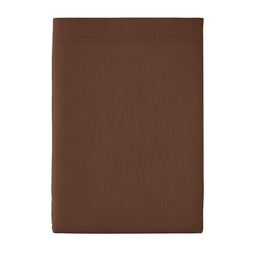 Essix laken uni (effen) espresso 200TC, vanaf