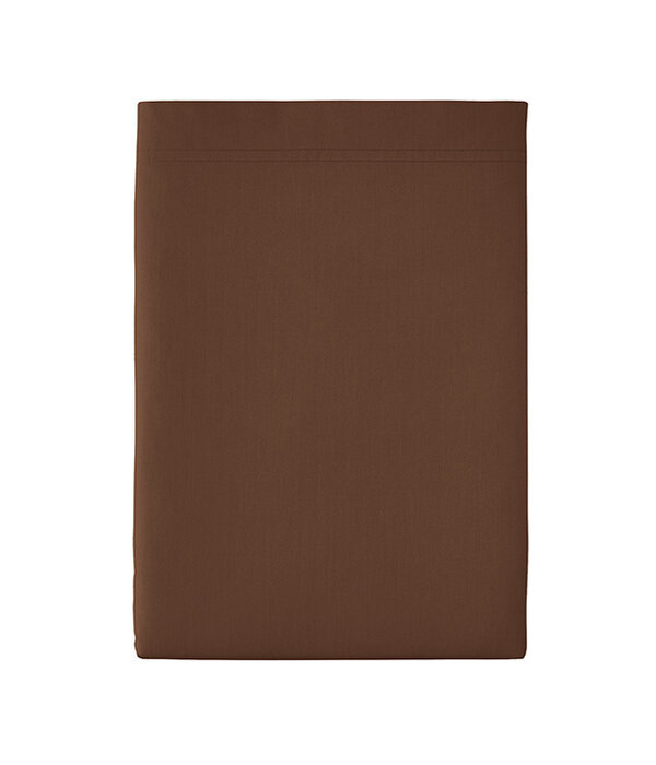 Essix laken uni (effen) espresso 200TC, vanaf