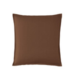 Essix  kussensloop uni (effen) espresso 200TC, vanaf