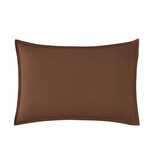 Essix  kussensloop uni (effen) espresso 200TC, vanaf