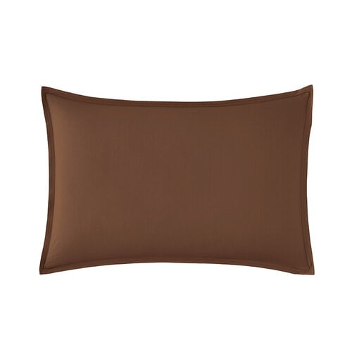 Essix kussensloop uni (effen) espresso 200TC, vanaf