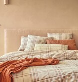 Essix flanellen dekbedovertrek Tartan épice