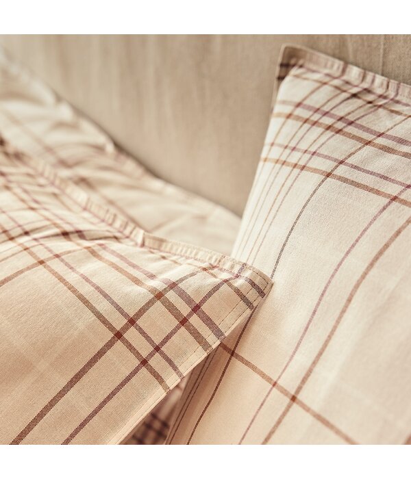 Essix flanellen dekbedovertrek Tartan épice