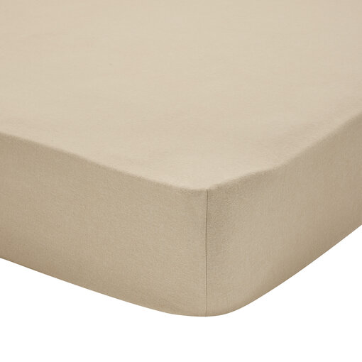Essix hoeslaken flanel sésame, matras tot 20 cm hoog, vanaf