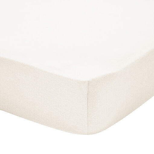 Essix hoeslaken flanel écru, matras tot 20 cm hoog, vanaf