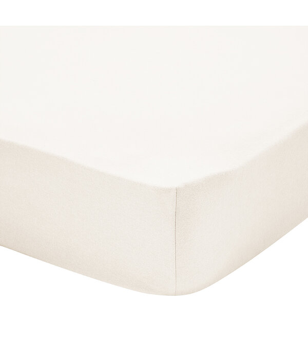 Essix hoeslaken flanel écru, matras tot 20 cm hoog