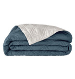 Alexandre Turpault Merveille plaid saphir / hermine