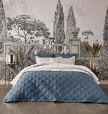 Alexandre Turpault Merveille plaid saphir / hermine