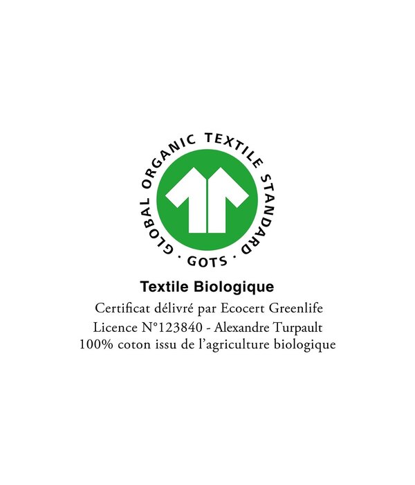 Alexandre Turpault Honoré Paris 305TC, biologisch gekamd katoen satijn (GOTS)