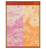 Le Jacquard Français theedoek Kalender / Calendrier 2027