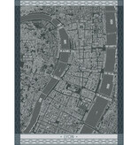 Le Jacquard Français theedoek A Vol d’Oiseau Lyon black