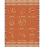 Le Jacquard Français theedoek Haute Viennoiserie red