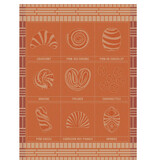 Le Jacquard Français theedoek Haute Viennoiserie red