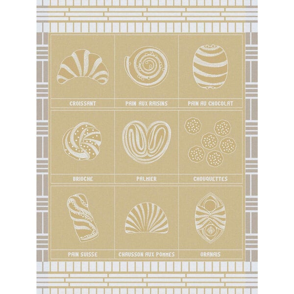 theedoek Haute Viennoiserie beige
