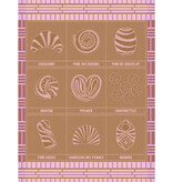 Le Jacquard Français theedoek Haute Viennoiserie orange