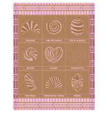 Le Jacquard Français theedoek Haute Viennoiserie orange