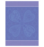 Le Jacquard Français theedoek Peace & Love blue