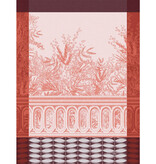 Le Jacquard Français theedoek Riviera mimosa pink