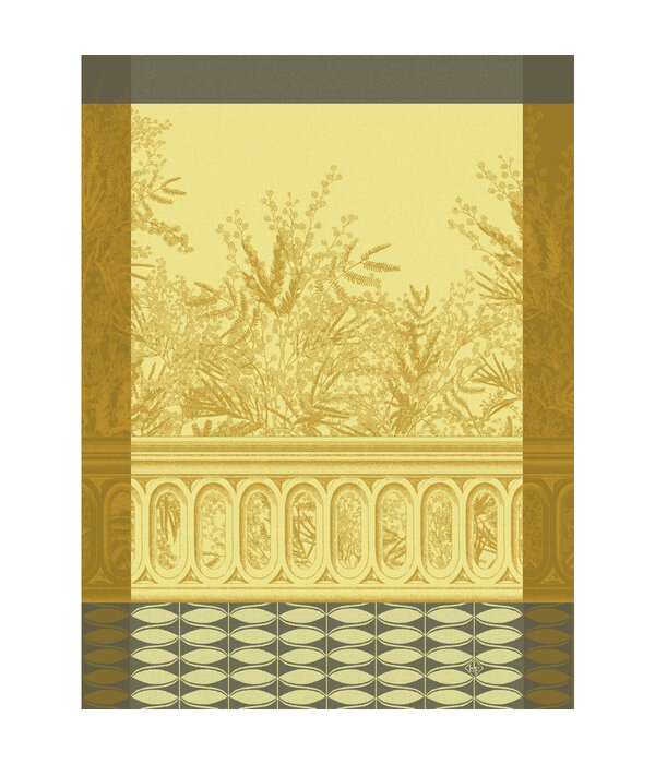 Le Jacquard Français theedoek Riviera mimosa yellow