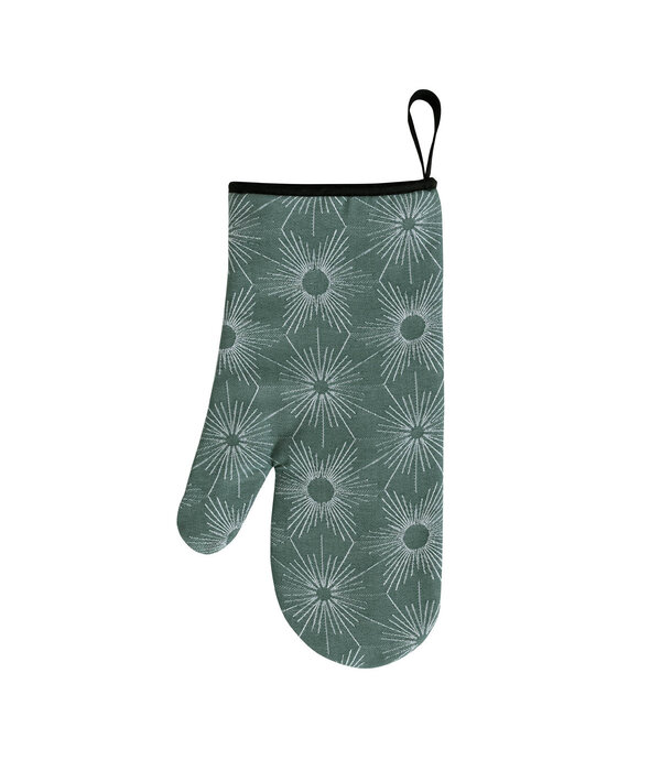 Le Jacquard Français ovenwant Sous les étoiles green