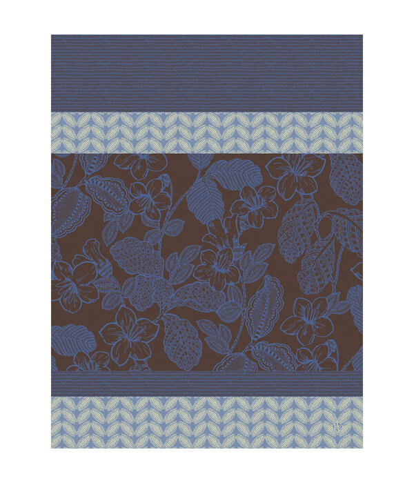 Le Jacquard Français theedoek Sulawesi blue
