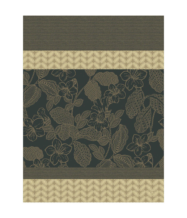 Le Jacquard Français theedoek Sulawesi green