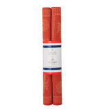 Le Jacquard Français Ciel étoilé rougè tafellinnen
