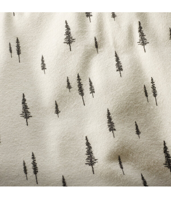 De Witte Lietaer dekbedovertrekset 140x220 cm flanel Dentree soft white
