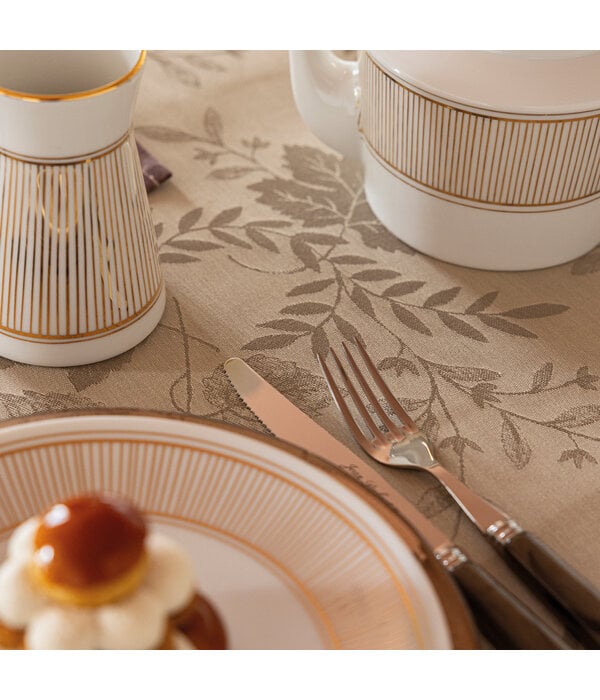 Le Jacquard Français tafellinnen Manor lane beige