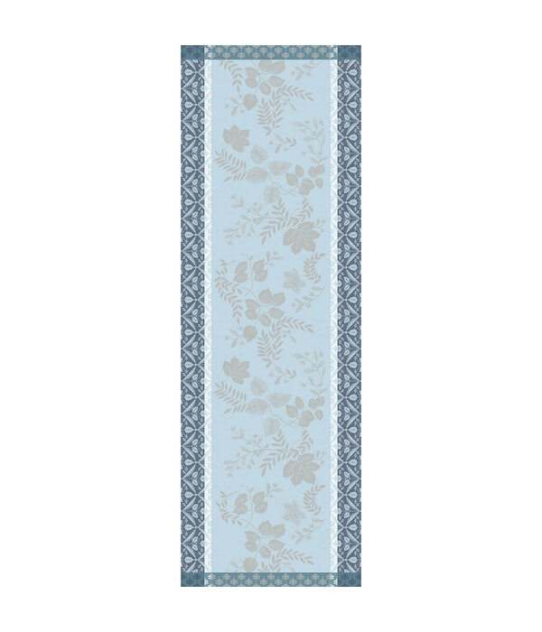 Le Jacquard Français tafellinnen Manor lane blue