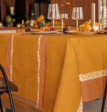 Le Jacquard Français tafellinnen Manor orange