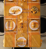 Le Jacquard Français tafellinnen Manor orange