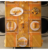 Le Jacquard Français tafellinnen Manor orange