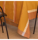 Le Jacquard Français tafellinnen Manor orange
