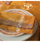 Le Jacquard Français tafellinnen Manor orange