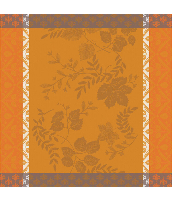 Le Jacquard Français tafellinnen Manor orange