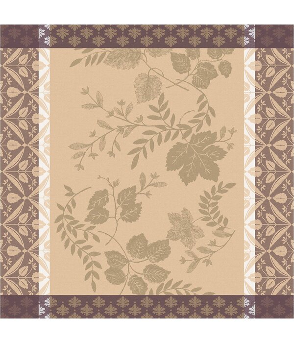 Le Jacquard Français gecoat tafellinnen Manor lane beige