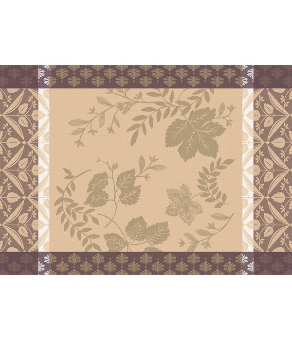Le Jacquard Français gecoat tafellinnen Manor lane beige