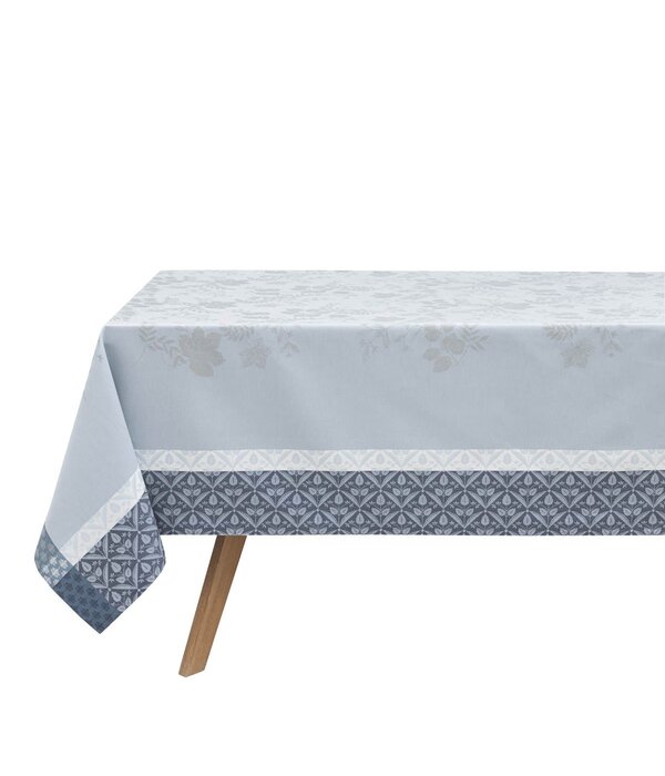 Le Jacquard Français gecoat tafellinnen Manor lane blue