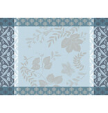 Le Jacquard Français gecoat tafellinnen Manor lane blue