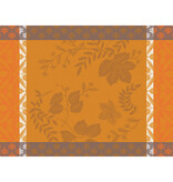 Le Jacquard Français gecoat tafellinnen Manor orange